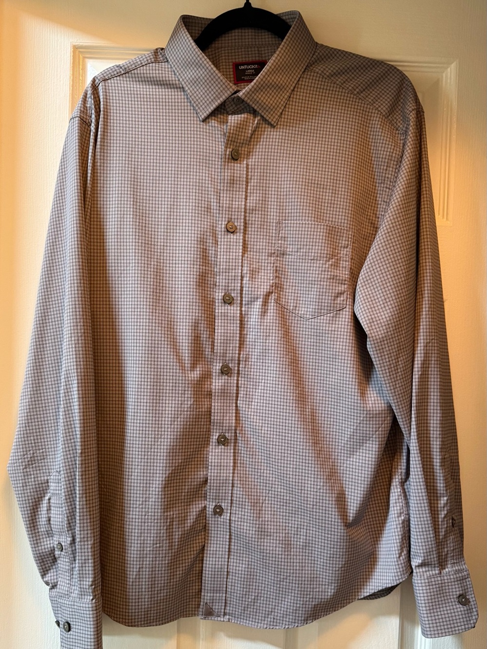 UNTUCKit Men's Apremont Performance Regular Fit Shirt-Large